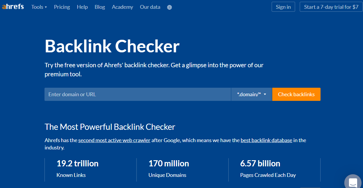 Ahrefs Best Backlink Checker Tools