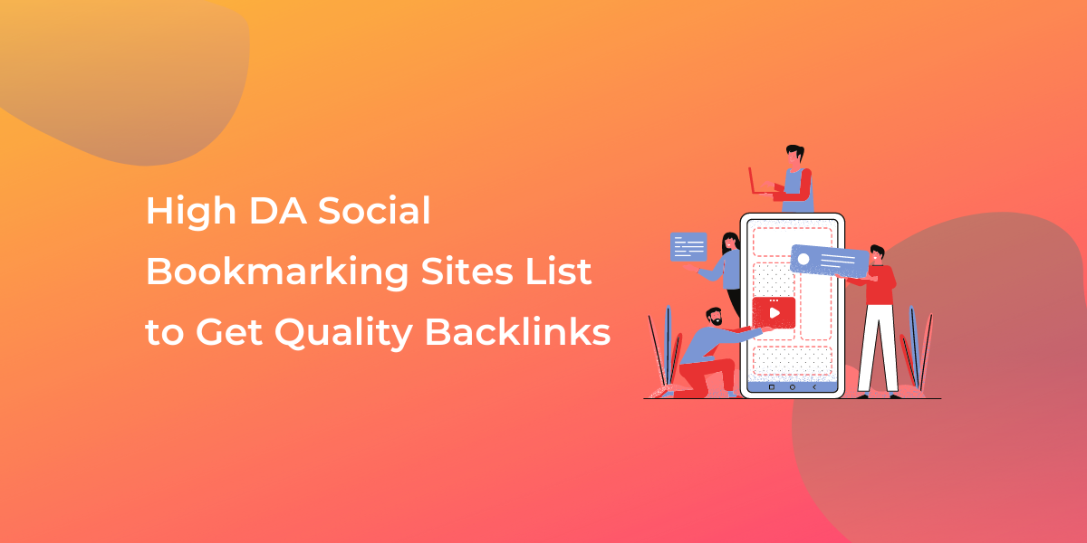 High DA Social Bookmarking Sites List